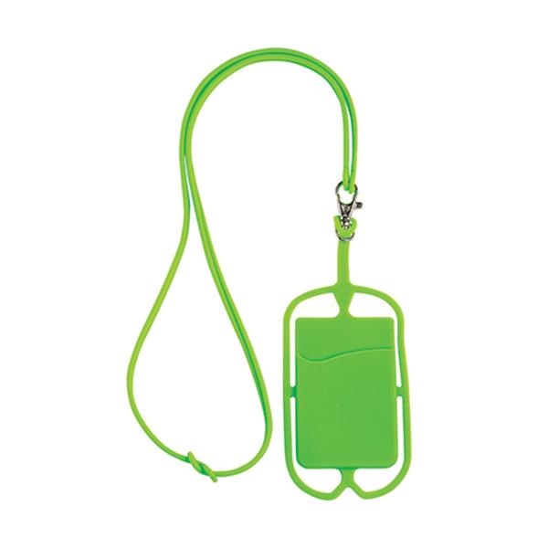 Logotrade ärikingid pilt: Kaelapael kaardihoidjaga, roheline