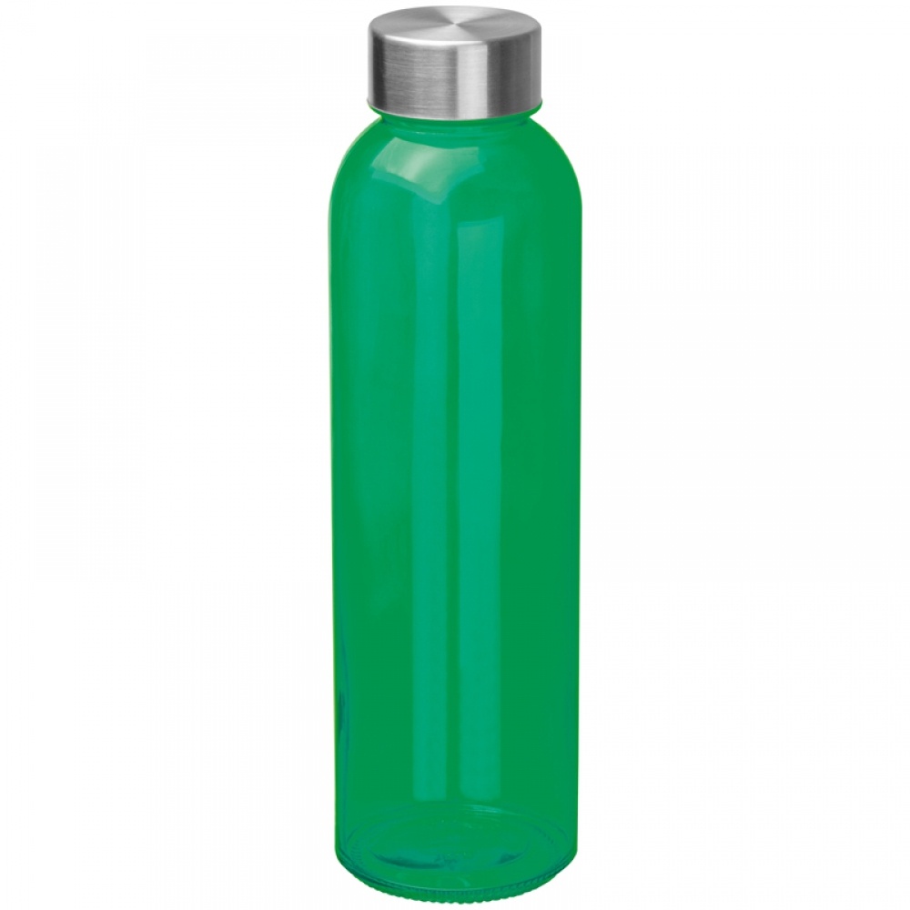 Logotrade ärikingid pilt: Klaasist joogipudel lekkekindla korgiga, roheline