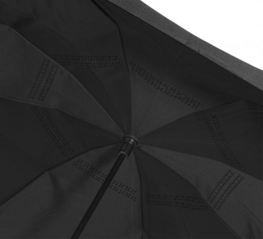 Logo trade reklaamkingituse pilt: Vihmavari Ümberpööratav 23", must