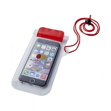Logo trade ärikingi pilt: Mambo veekindel telefonitasku, punane
