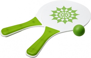 Logo trade reklaamkingitused foto: Bounce rannamängu komplekt, roheline