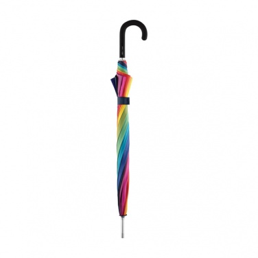 Logotrade ärikingitused pilt: ##Vikerkaarevärvides ALU light10 tuulekindel vihmavari