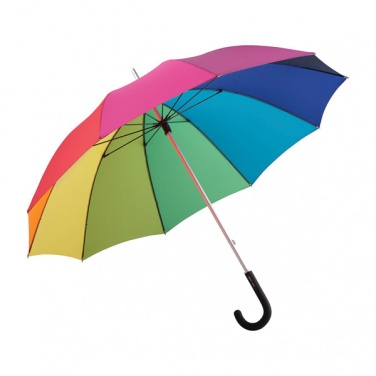 Logotrade firmakingi foto: ##Vikerkaarevärvides ALU light10 tuulekindel vihmavari