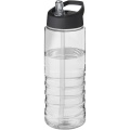 H2O Active® Treble 750 ml tilaga kaanega spordipudel, Läbipaistev / tahke must