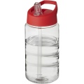 H2O Active® Bop 500 ml tilaga kaanega spordipudel, Läbipaistev / punane