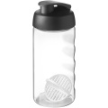 H2O Active® Bop 500 ml shakeri pudel, Täiesti must / läbipaistev