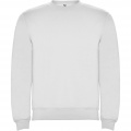 Clasica unisex crewneck kampsun, Valge