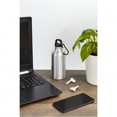 Logotrade ärikingid pilt: Oregon 400 ml alumiiniumist veepudel karabiiniga