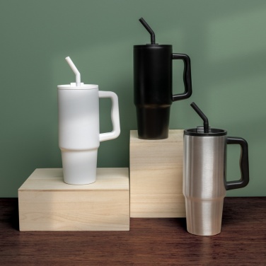 Logo trade reklaamkingituse pilt: Embrace deluxe roostevabast terasest termoskruus, 900 ml
