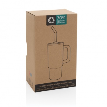 Logo trade firmakingituse pilt: Embrace deluxe roostevabast terasest termoskruus, 900 ml