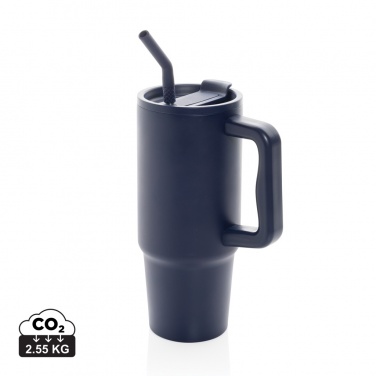 Logo trade reklaamtoote pilt: Embrace deluxe roostevabast terasest termoskruus, 900 ml