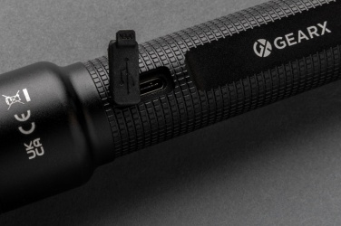Logo trade reklaamkingid foto: Gear X RCS taaskasutatud alumiiniumist USB-taaslaetav suur taskulamp