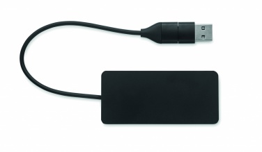 Logotrade ärikingid pilt: 3-pordiline USB-jaotur 20 cm kaabliga