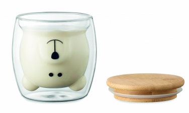 Logo trade reklaamkingi pilt: Kaheseinaline borosilikaatkruus