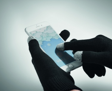 Logo trade reklaamkingid foto: Talvekomplekt taaskasutatud materjalist, kindad, müts ja sall