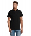 SPRING II MEESTE Polo 210g, Must