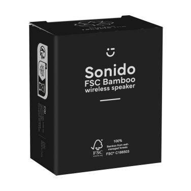 Logotrade reklaamkingitused pilt: Sonido 5W bambusest juhtmevaba kõlar