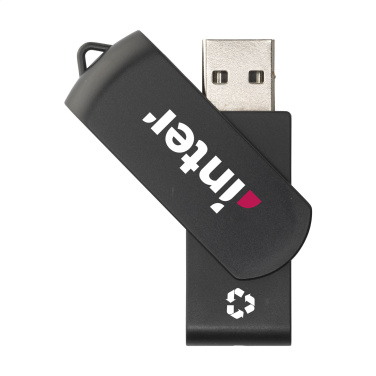 Logotrade meened pilt: USB Twist ümbertöödeldud plastist mälupulk 8 GB