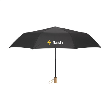 Logotrade reklaamtoote foto: Mini Umbrella RCS RPET kokkupandav vihmavari 21 tolli