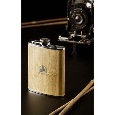 Logotrade reklaamkingitused pilt: Hipflask Bamboo 200 ml joogipudel