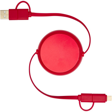 Logotrade ärikingituse foto: Punane Alasia 5-in-1 laadimisjuhe