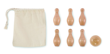 Logo trade ärikingituse pilt: BOLITO mini männipuidust keeglikomplekt