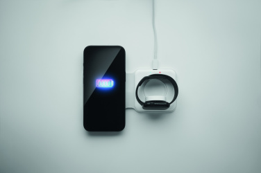 Logo trade reklaamtoote pilt: FLIP 2-ühes kokkupandav laadija 15W