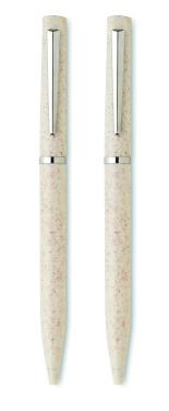 Logo trade firmakingi pilt: PEAT nisuõlest keskkonnasõbralik pastapliiatsi komplekt