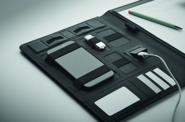 Logo trade ärikingitused foto: BURGUS A4 kaust ja juhtmevaba laadija