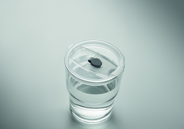 Logo trade ärikingi pilt: SIP klaasist joogitops kõrrega 400ml