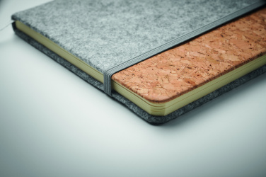 Logotrade meened pilt: CORKBOOK A5 RPET korgist märkmik