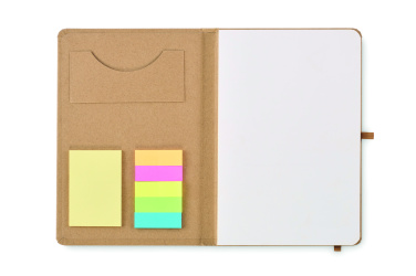 Logo trade reklaamkingituse pilt: STICKNOTE taaskasutatud paberist A5 märkmikukomplekt