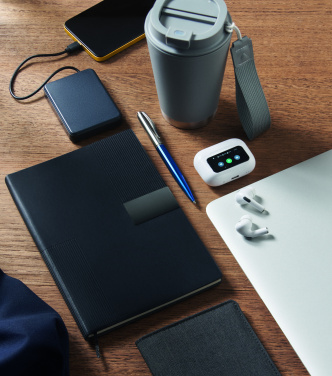 Logotrade reklaamkingituse foto: TREZE A5 PU märkmik