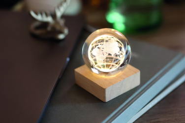 Logotrade reklaamtooted pilt: LED-klaasist kera Globe