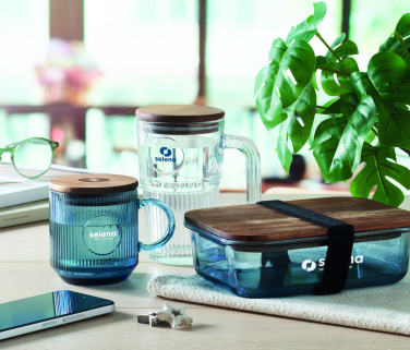 Logotrade firmakingitused pilt: Ribiline klaasist kruus 300ml VITRIO MUG