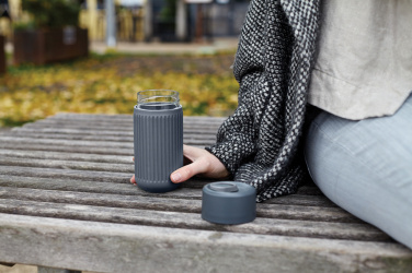 Logo trade reklaamkingituse pilt: Black+Blum klaasist reisikruus 340ml