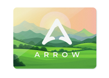 Logotrade ärikingitused pilt: MAGREC 75 PVC-st ristkülikukujuline magnet