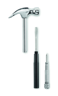 Logo trade reklaamtooted foto: CLAW IT süsinikterasest haamer ja kruvikeeraja