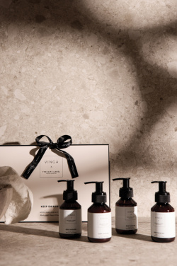 Logotrade firmakingi foto: VINGA x TGL keha- ja kätehoolduskomplekt