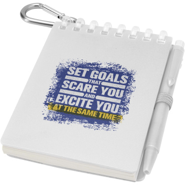 Logotrade reklaamtoote foto: Lig Mini pehmekaaneline märkmiku ja pastapliiatsi komplekt