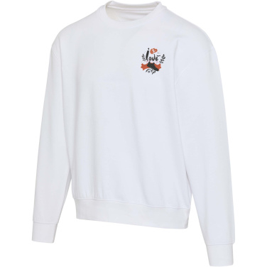 Logotrade firmakingid pilt: Boris 280 g/m2 unisex OCS orgaaniline ülisuur ümara kaelusega kampsun