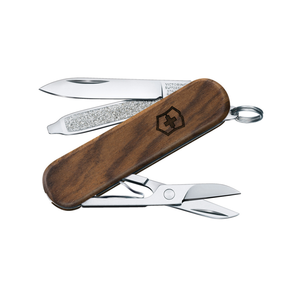 Logotrade firmakingid pilt: VICTORINOX taskunuga Classic SD puidust käepidemega