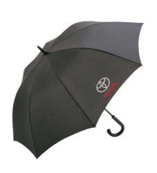 Toyotan sateenvarjo - sateenvarjo omalla logolla