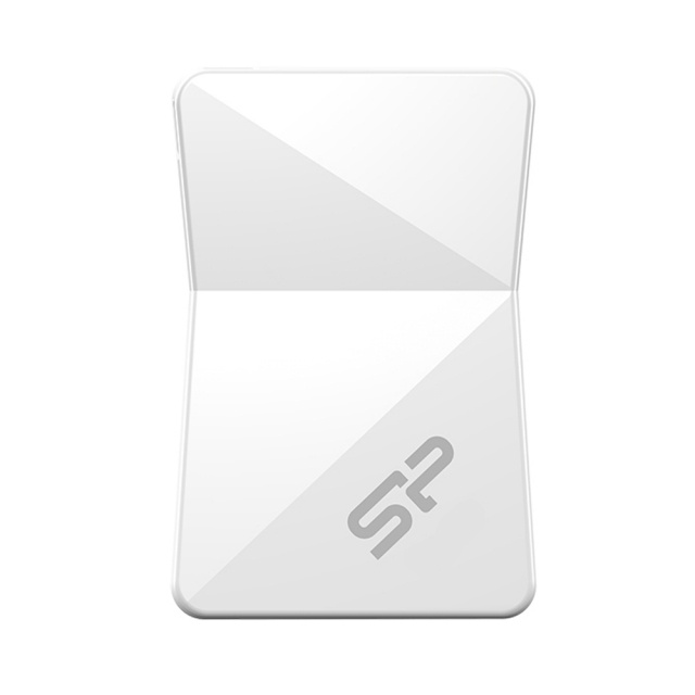 Logo trade liikelahjat mainoslahjat kuva: USB stick Silicon Power T08  16GB color white