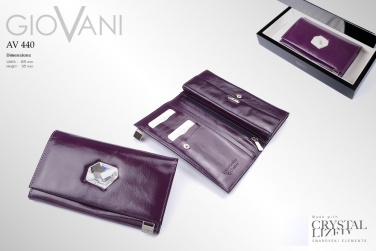 Logotrade mainoslahja tuotekuva: Naiste rahakott suure Swarovski kristalliga AV 140