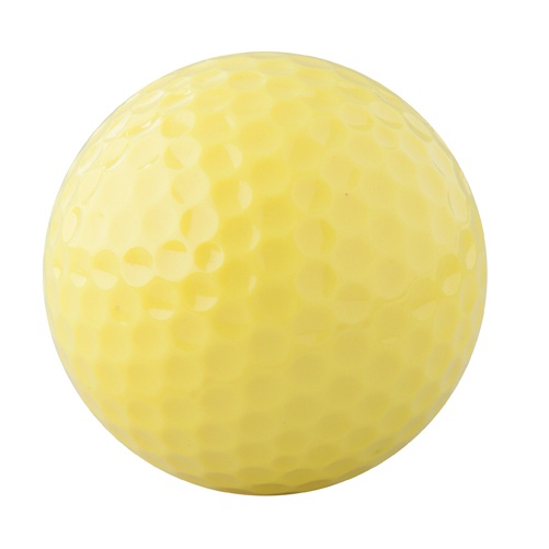 Logo trade mainoslahja kuva: Golfpallo, keltainen