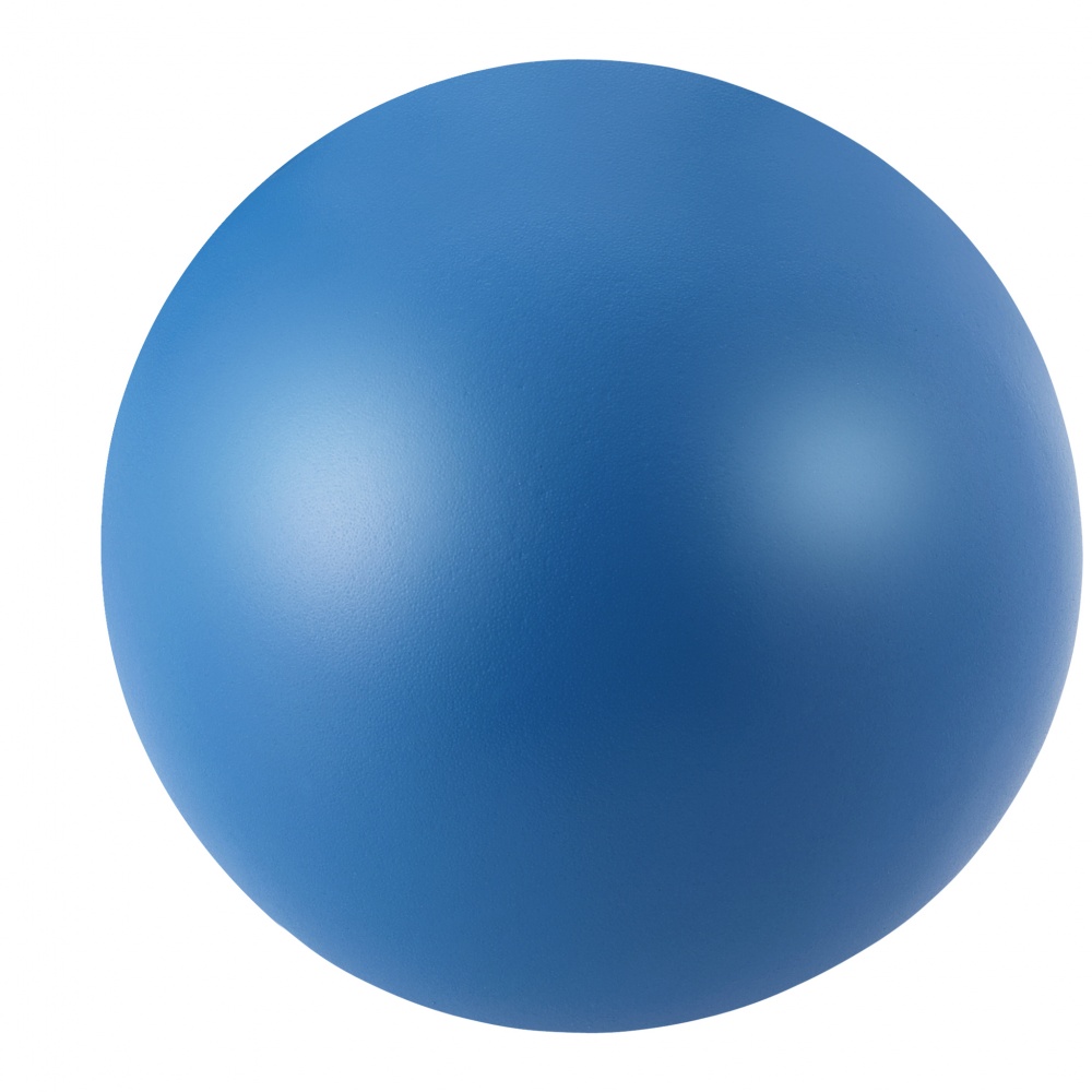 Logotrade mainoslahja ja liikelahja kuva: Cool-stressilelu, pyöreä, sininen