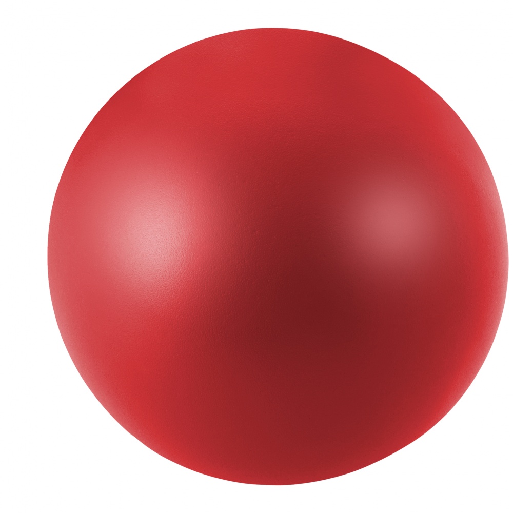 Logo trade liikelahjat tuotekuva: Cool-stressilelu, pyöreä, punainen