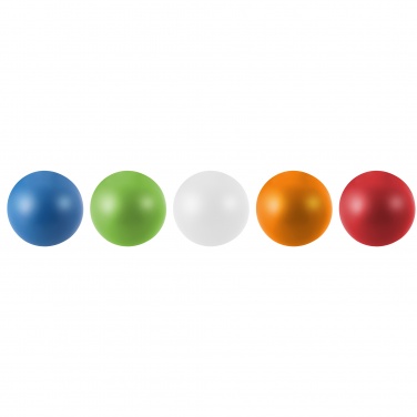 Logo trade mainostuote kuva: Cool-stressilelu, pyöreä, valkoinen
