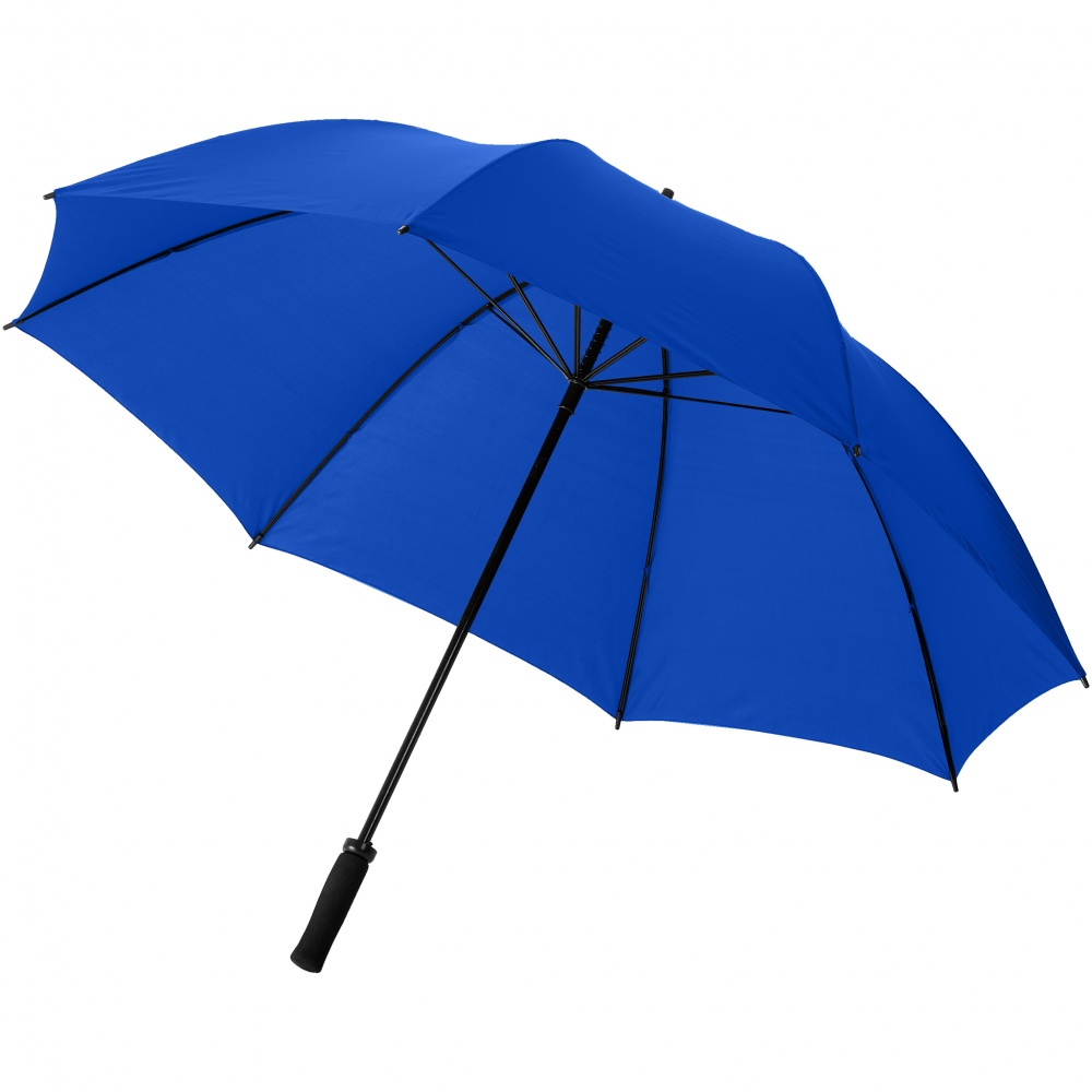 Logotrade mainoslahjat ja liikelahjat tuotekuva: 30” Yfke-golfsateenvarjo EVA-kahvalla, tummansininen